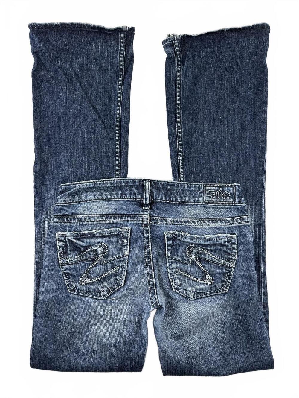Silver Jeans Bootcut Jeans Wash Vintage 90s Style Denim Casual